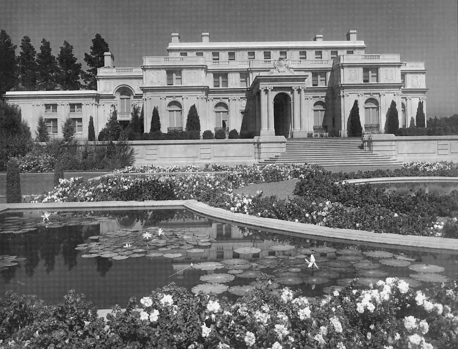 The Uplands and its lily pool in 1925